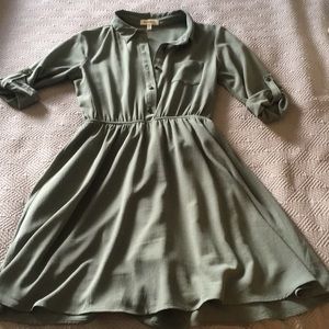 Flowy Green Dress